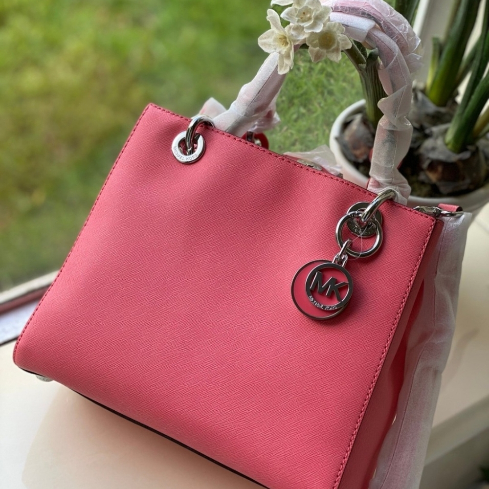 Michael Kors Coral Satchel Bag